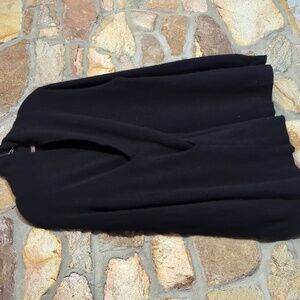 Cullen Cashmere Black V Neck Sweater